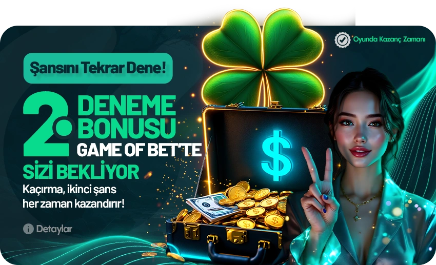 2.ŞANS DENEME BONUSU